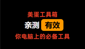美蛋工具箱_融合了各类实用工具_打开即用_算是必备工具箱了  【PC端】-正贤网络科技